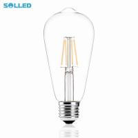 ราคา ST64 Retro Bulb E27 220V 8W 2700K Warm White Vintage Light Bulb Dimmable Filament Light Bulb For Home Decor (20869132295)