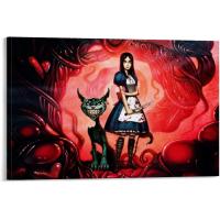 ราคา Alice Madness Returns ผ้าใบโปสเตอร์แมวโปสเตอร์ศิลปะและศิลปะการพิมพ์ภาพติดผนังโปสเตอร์อุปกรณ์ตกแต่งห้องนอนสำหรับครอบครัวสมัยใหม่24x36inch60x90cm (20213029071)