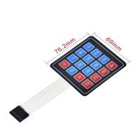 ราคา New 4 12 16 20 Key 4 4 Membrane Switch Keypad 1x4 3x4 4x4 4 5 Matrix Array Matrix keyboard for arduino smart car (19660977199)