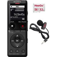ราคา Sony Digital Voice Recorder UX Series 4 GB Built in Storage Expandable via MicroSD Includes A NeeGo Lavalier Lapel Mic and a NeeGo Micro SD Card 32GB (19528497119)