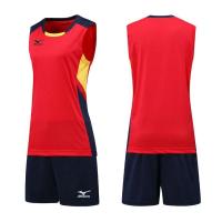 ราคา Mizuno ชุดเสื้อเจอร์ซีย์แขนกุดวอลเลย์บอลชายเกมแบบกำหนดเองสำหรับผู้หญิงแขนสั้นพิมพ์ลายจำนวนมากในการฝึกกีฬารูปแบบใหม่ (19614158122)
