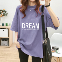 ราคา oggshop พร้อมส่ง เสื้อยืดคู่รัก แขนสั้นโอเวอร์ไซส์ Oversize มี5สี ดำ ขาว ชมพู ส้ม ม่วง (9223227406)