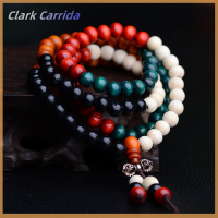 ราคา Clark Carrida รองเท้าแตะแบบธิเบตขนาด8มม สร้อยสร้อยข้อมือลูกปัดลูกปัดภาวนา108 (20401162047)