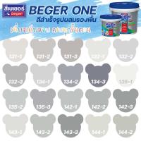 ราคา Beger One สีทาภายในผสมรองพื้น สีเทา ขนาด 3L สีน้ำ สีรองพื้น สีทาบ้าน จบครบในตัวดียว (6158438821)