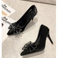 ราคา รองเท้าส้นสูงสไตล์ฝรั่งเศส 2023 รองเท้าแฟชั่นผู้หญิงใหม่รองเท้าแฟชั่นยุโรปและอเมริกาดอกไม้ชี้นิ้วเท้ารองเท้าส้นสูงกริชรองเท้าแฟชั่นผู้หญิงสไตล์ผู้ใหญ่รองเท้าส้นสูงสวย (20486542915)