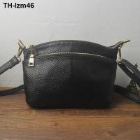 ราคา กระเป๋าสะพายข้างหนังวัวชั้นแรกใหม่ของผู้หญิงกระเป๋าสะพายหนังวัวแท้นุ่มกระเป๋าลำลองหลายชั้น (20810237712)