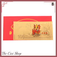 ราคา The Cici Shop 2024ใหม่ปีของเหรียญที่ระลึกมังกรจักรราศีจีนทองฟอยล์สีแดงซองที่ระลึกธนบัตรที่ระลึกเหรียญปีใหม่ (21036826756)
