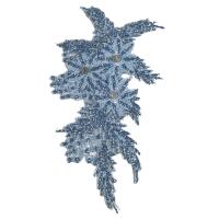 ราคา แผ่นปักเลื่อมลายคอเสื้อแผ่นปะปักลายดอกไม้3มิติแบบนิ่มลายฉลุสำหรับตกแต่งด้วยผ้าลูกไม้ที่มีประโยชน์ใช้ในทุกวัน (20257305500)