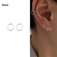 ราคา ต่างหู1คู่สาวลมเย็นง่ายวงกลมเล็กชุบเงิน (10175119273)