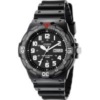 ราคา Casio EAW MRW 200H 1BV Mens MRW200H 1BV Black Resin Dive Watch (16936219810)