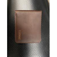 ราคา กระเป๋าสตางค์ ใบสั้น ผู้ชาย หนังแท้ 100 หนังแท้ทั้งใบ Leather wallet (18500629406)
