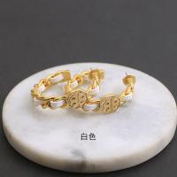 ราคา Tory Burch ต่างหูหนังแฟชั่นของผู้หญิงหรูหราเบาเกินจริงต่างหูชุบทอง C Logo Huruf high quality (17286916888)