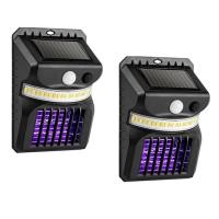 ราคา 2 Pack Anti Mosquito Solar Lights Outdoor Solar Security Lights Solar Motion Sensor IP65 Waterproof Lights (18542448602)