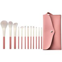 ราคา แปรงแต่งหน้า 12 ชิ้นชุดอายแชโดว์คอนซีลเลอร์ซ่อมปริมาณบลัชออนหลวมราสเบอร์รี่แปรงแป้ง (17498702850)