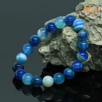 ราคา หินอาเกต หินโมรา สีฟ้า ขนาด 10 มิล Blue Agate แต่งสี กำไลหินมงคล หินดวงตาสวรรค์ ช่วยปกป้องจากฝันร้าย หินสี กำไลหิน หินสีฟ้า by ออมทอง (17446205979)