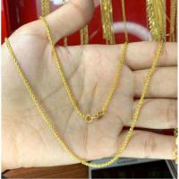 ราคา สร้อยทองคำแท้ 9k ลายสี่เสา sg040 (15470734573)