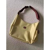ราคา 100 original longchamp le pliage messenger bag hobo bag waterproof nylon messenger bag shopping bag shoulder bag Casual women bag Beige color (20051286513)