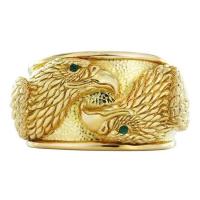 ราคา หวังว่าชุดแหวนเครื่องประดับข้อมือสำหรับผู้ชายจะมีปีกนกอินทรีทำด้วยทองแบบข้ามพรมแดนพรมแดนในยุโรปและสหรัฐอเมริกา (19987284836)