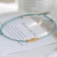 ราคา HUIHEYU เชือกสีฟ้า กำไลข้อเท้าลายเรขาคณิตกลวงรูปปลา ทองแดงทองแดง ผ้าทอทอ วินเทจ ห่วงโซ่เท้า สำหรับผู้หญิง (19896821353)