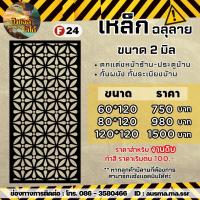ราคา รั้วบ้าน ป้ายกำแพง เหล็กฉลุลาย หนา 2 มิล (20520379118)