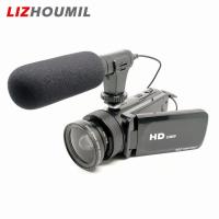 ราคา LIZHOUMIL D100 1080P Video Camera Camcorder 16 x Digital Zoom Camera With Microphone Wide Angle Lens Digital Camera Recorder Set (20883117388)