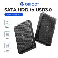 ราคา ORICO กล่องใส่ฮาร์ดดิสก์ภายนอกสำหรับ3 5 2 5นิ้ว SATA เอสเอสดี HDD USB 3 0ไปยังกล่องฮาร์ดดิสก์ SATA III กับ UASP 12V อะแดปเตอร์ไฟฟ้าเข้ากันได้กับ WD Seagate Toshiba Samsung Hitachi PS5 Xbox (1981498374