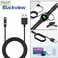 ราคา Migeet ที่ชาร์จไฟฉุกเฉิน2ขาสมาร์ทวอท์ชสายชาร์จ4มม USB สำหรับ R1แบล็ควิว R3 X3MAX R3PRO X1 R8 R9 R5 W10 R8pro (19806333344)