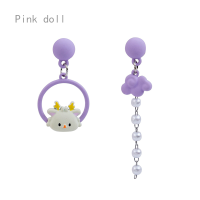 ราคา ต่างหูรูปมังกรเมฆเมฆต่างหูเงินวันตรุษจีนต่างหูไม่สมมาตร (21229896443)