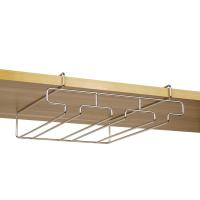 ราคา ZHUNIEDU ที่แขวนแก้วชั้นแขวนไวน์ตู้ที่เก็บของที่ทนทานที่จับแก้วไวน์ราวแขวนแก้วไวน์ (20821993216)