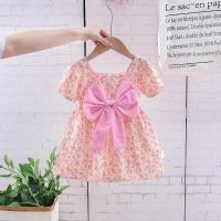 ราคา TM ชุดเด็กผู้หญิง ชุดเด็กแรกเกิดผู้หญิง เดรสเกาหลี เดรสลายดอกไม้ มัดย้อมเด็ก เดรสผีเสื้อ TM23042603 (18819290287)