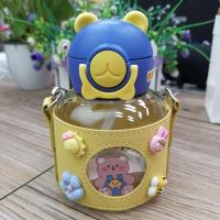 ราคา กระติกน้ำเด็ก ขวดน้ำเด็กไปโรงเรียน 700mlขวดน้ำเด็กอนุบาล ขวดน้ำเด็ก น่ารัก พกพา แถมฟรีสติ๊กเกอร์ 3D (16738051145)