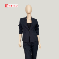 ราคา ชุดสูทผู้หญิง และกางเกง ลายทาง มีปกและไม่มีปก (15877294179)