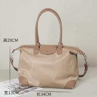 ราคา Backpack womens 2023 new Longchamp commuting computer bag large capacity Oxford cloth backpack student schoolbag travel bag (20175343451)