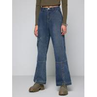 ราคา Cider Denim Button Pocket Wide Leg Cargo Jeans (21188028976)
