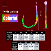 ราคา TONGBAO01 10ชิ้นขนาดมังกร Kiriin Iseni สีเงินและสีขาวปลาแมคเคอเรลตะขอเกมขนาดใหญ่สีดำหลุมตกปลาเกมขนาดใหญ่ตะขอขนาดใหญ่ (20911346325)