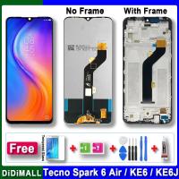 ราคา จอ LCD แบบดั้งเดิมสำหรับ Tecno Spark 6 KE6อากาศ KE6j สัมผัสหน้าจอ LCD KF6หน้าจอดิจิตอลชิ้นส่วนประกอบ (19802248525)