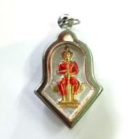 ราคา K536 เหรียญท้าวเวสสุวรรณ เท้าเวสสุวรรณ ท้าวเวสสุวรรณ วัดจุฬามณี หลัง ยันต์ พิมพ์จำปี ลงยา สีแดง สีทอง เลี่ยม กรอบพระ สแตนเลส แท้ (19495551024)