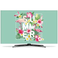 ราคา ผ้าคลุมโทรทัศน์ธีมนกฟลามิงโกสำหรับ LCD จอแบนหน้าจอแบบโค้งจอคอมพิวเตอร์ตัวแขวนผนังใช้ในบ้านบนโต๊ะตัวป้องกันฝาครอบกันฝุ่นทีวี22ถึง80นิ้ว32 42 50 55 60 65 70 75นิ้วการตกแต่งบ้าน (17130904571)