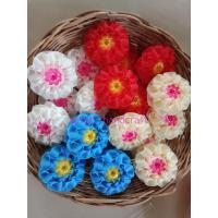 ราคา ไม้กฐิน ไม้เสียบธนบัตร ดอกไม้ริบบิ้นกากเพชร บัวหัสดิน 10 ก้าน (18936915175)