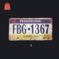 ราคา แผ่นป้ายทะเบียนรถอเมริกา 1แผ่น เลือกแบบเองได้ ปั๊มนูนทุกแผ่น (20813974632)