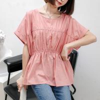 ราคา มาใหม่แกะกล่อง เสื้อแขนสัันสม็อคอกและเอวสุดเก๋ ให้ลุคเหมือนตุ๊กตาน่ารักๆ สีก็สวยสุดๆอะ (15412565230)