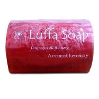 ราคา สบู่ใยบวบผสมมะละกอและน้ำผึ้ง Luffa Soap Papaya Honey Aromatherapy 100 กรัม สายบัว (10424177007)