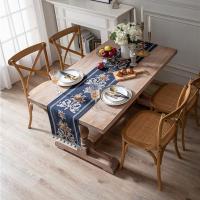 ราคา ผ้าปูโต๊ะกำมะหยี่ลายธงโต๊ะดอกไม้วินเทจสไตล์ยุโรปผ้าปลายเตียงผ้าปูโต๊ะผ้าโพลีเอสเตอร์ที่ใช้ในครัวเรือนผ้าคลุมตู้ (18001105478)