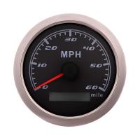 ราคา เครื่องวัดความเร็ว0 60MPH 85Mm 12V 24Vเครื่องวัดความเร็วดิจิตอลวัดความเร็วแบบปรับได้สำหรับรถยนต์รถบรรทุกเรือเรือ (20699350088)