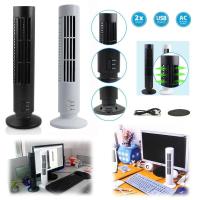 ราคา HiMISS USB Vertical Bladeless Fan USB Cooler Mini Air Condition Fan Desk Cooling Tower Fan for Home Office (18810588440)