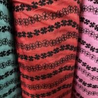 ราคา ผ้าไหมเทียมอิตาลีลายดอกไม้เลื้อย (17418494513)