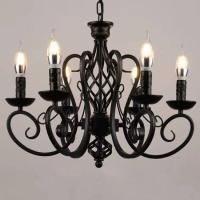 ราคา สไตล์อเมริกันเทียนโคมระย้า Vintage อุตสาหกรรม Loft โคมระย้าห้องนอนการศึกษาร้านอาหารโคมระย้า (15444114839)