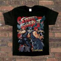 ราคา HH พร้อมส่ง เสื้อยืดแขนสั้นพิมพ์ลาย Homage Tee Akuma Tribute T Street Fighter เสื้อยืดคอกลม (10993506897)