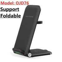 ราคา 15W 3 In 1 Wireless Charger Stand Fast Charging Dock Station for Samsung Z Fold 3 S21 S20 Galaxy Watch 5 4 3 Active 2 S3 S4 Buds Wall Chargers (19722745363)