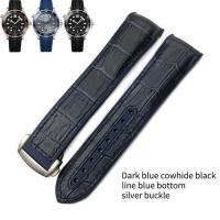 ราคา 2022 FOR 19mm 21mm 22mm Curved End Nylon Rubber Watchband Fit for Omega Planet Ocean 20mm Seamaster 300 AT150 Speedmaster Watch Strap (16892926547)